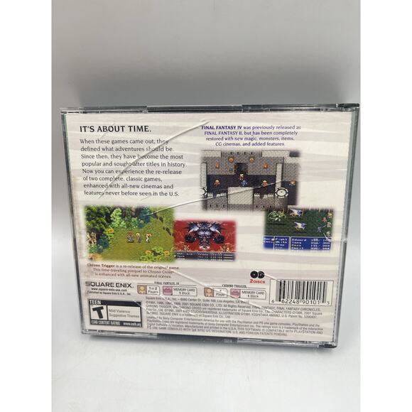 Final Fantasy Chronicles: Final Fantasy IV & Chrono Trigger Sony PlayStation 1 - Picture 2 of 10